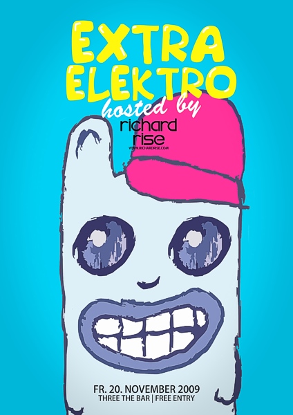 Extra Elektro Club Three the Bar Steyr Richard Rise Electro Electronic Music Krocher Hase